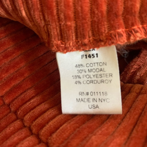 Avenue Montaigne Alex Corduroy Cognac Pants - Picture 8 of 9